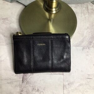 Fossil Black Leather Wallet